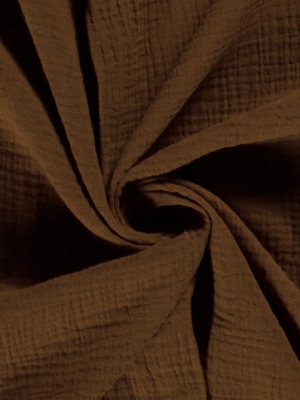 Dvojitá gázovina / mušelín hnědý